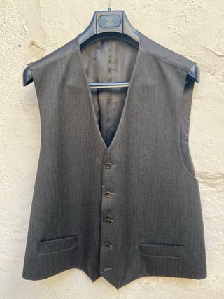 Conjunto Chaqueta y Chaleco Gris