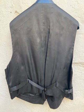 Conjunto Chaqueta y Chaleco Gris