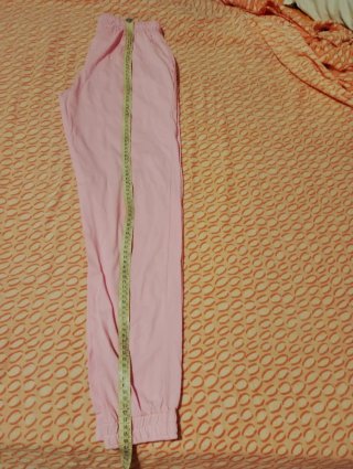 Pantaloni tuta donna leggeri rosa