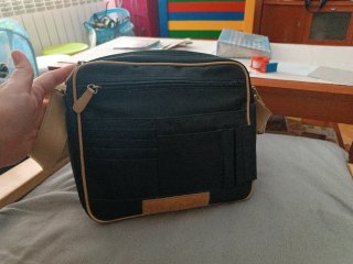 Bolso Sipecusa Negro y Beige