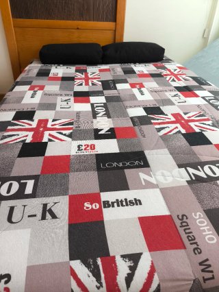 Sofá cama estampado Union Jack