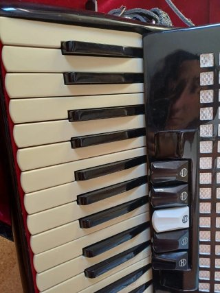 Fisarmonica Stella 72 bassi, 3 voci