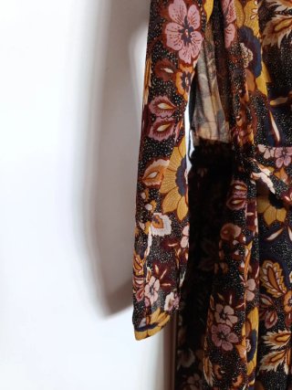 Vestido gasa estampado floral Morgan Talla 34
