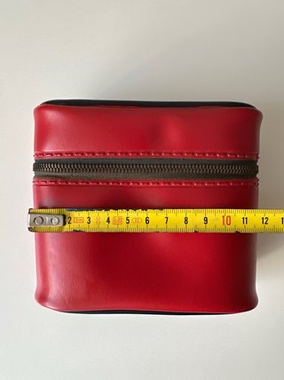 Neceser Calzado Vintage Rojo