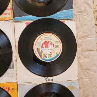 Lote 5 Vinilos 7" 45RPM Pop Rock Frances