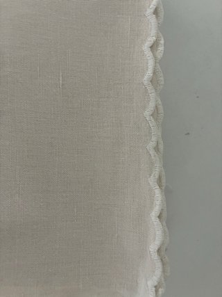 Tovaglietta Lino Ricamata a Mano Vintage