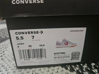 Zapatillas Converse T38 Grises y Rojas a estrenar