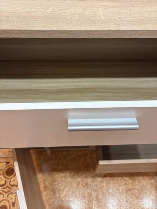 Cómoda Mueble Cajonera Madera y Metal