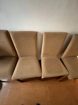 Mesa comedor redonda extensible + 4 sillas   URGE