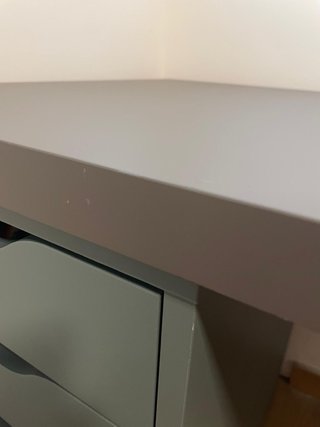 Escritorio IKEA Lagkapten + Cajonera Alex Gris