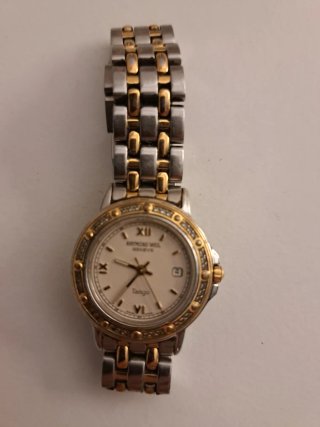 Reloj Raymond Weil Oro y Plata solo vende en perso