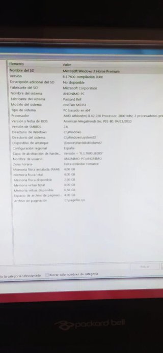 Packard Bell All in One PC