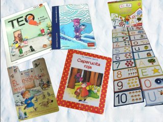 Lote de libtros +puzzle infantil Numeros y Letras