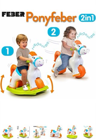 Correpasillos Pony Feber 2 en 1 Nuevo sin abrir