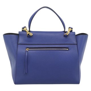 CELINE Belt bag Hand Bag Leather 2way Blue Gold