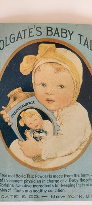Cartel Vintage Colgate's Baby Talc