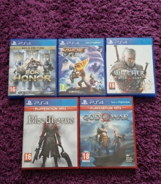 Juegos PS4: For Honor, Ratchet & Clank, Witcher 3,
