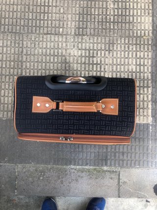 Maleta Emidio Tucci Negra y Marrón