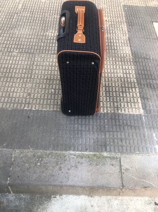 Maleta Emidio Tucci Negra y Marrón