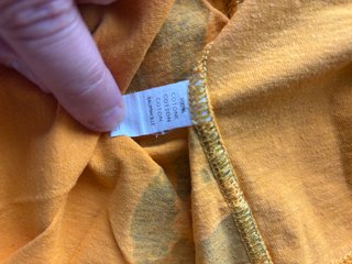 Parah Sport Uomo T-shirt Vintage Arancione Taglia