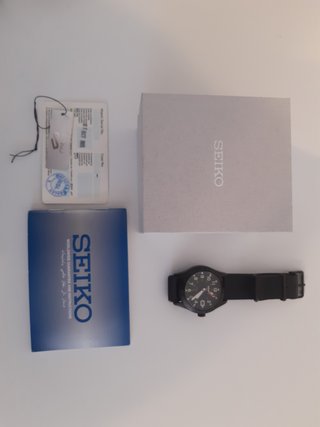 Reloj Seiko SSK025K1 GMT Negro último modelo