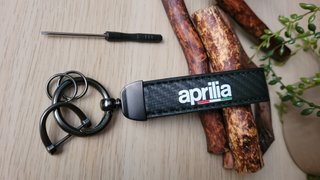 Portachiavi Aprilia Carbon Style Pelle PU