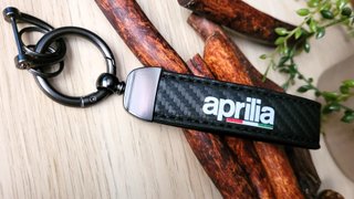 Portachiavi Aprilia Carbon Style Pelle PU