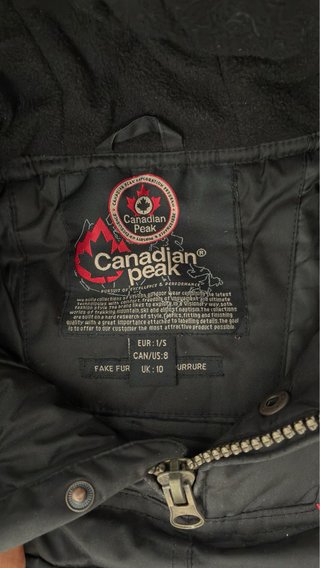 Chaqueta Canadian Peak Negra