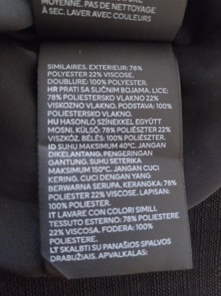 Vestido H&M Talla 40 Gris