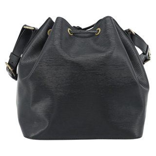 LOUIS VUITTON Epi Petit Noe Shoulder Bag Black