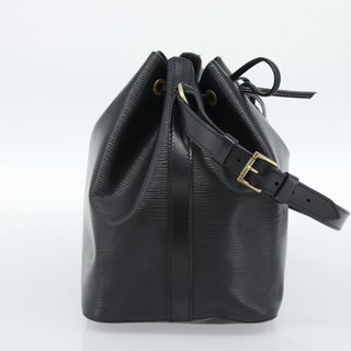 LOUIS VUITTON Epi Petit Noe Shoulder Bag Black