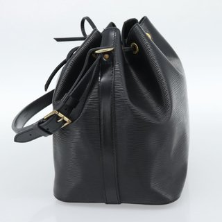 LOUIS VUITTON Epi Petit Noe Shoulder Bag Black