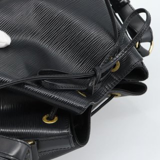 LOUIS VUITTON Epi Petit Noe Shoulder Bag Black