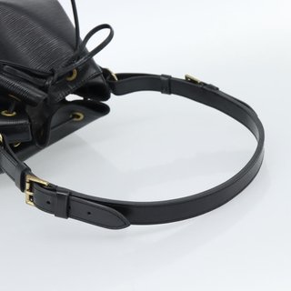 LOUIS VUITTON Epi Petit Noe Shoulder Bag Black