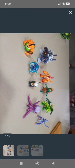Figuras Gormiti, Invizimals, Muñecos