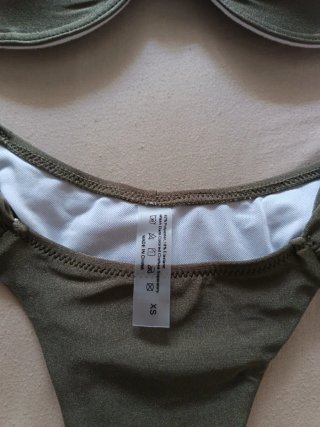 Conjunto bikini verde oliva