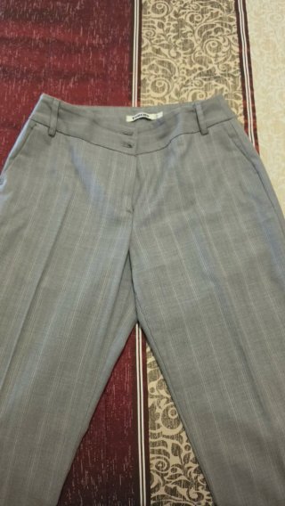 Traje de chaqueta gris mujer