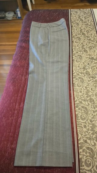 Traje de chaqueta gris mujer