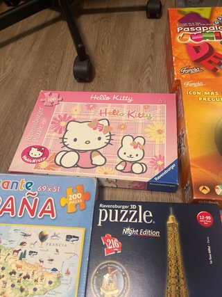 Lote de 10 juegos de mesa y puzzles, todo!!