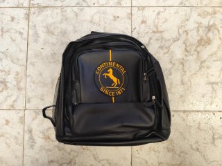 Mochila Continental Oficial Negra y Dorada