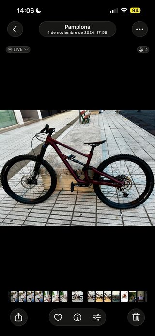 Bicicleta Enduro Specialized Status S3 Talla M