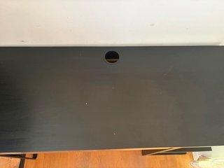 Scrivania IKEA marrone scuro 120x50