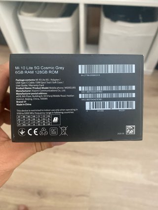 Xiaomi Mi 10 Lite Nero + Custodia