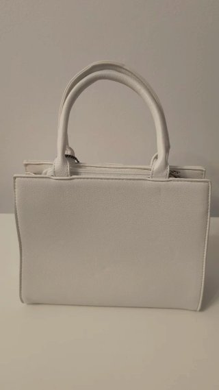 Bolso mano y opción bandolera blanco