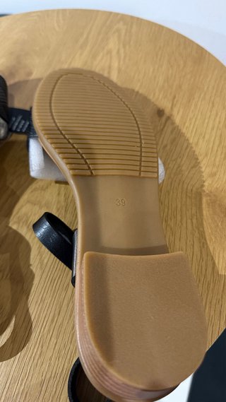 Sandalias negras talla 39