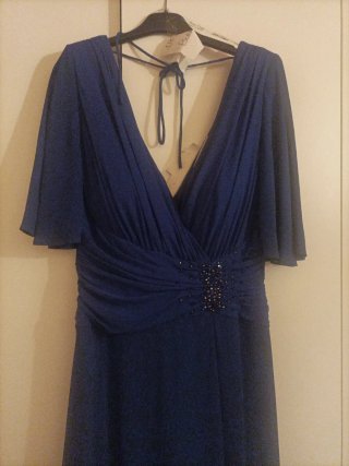 Vestido azul para boda Talla XL