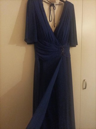 Vestido azul para boda Talla XL
