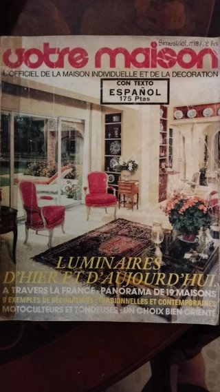 Revista de muebles y decoración.