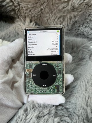iPod 5ª Gen 64GB SSD Transparente