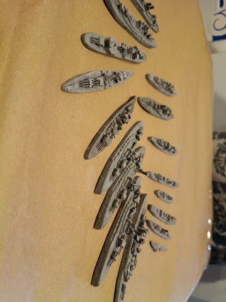 Maquetas barcos guerra plomo fundido